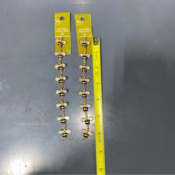 Bumble bee beads/charms (lot of 2 strands) - Picture 5 of 7